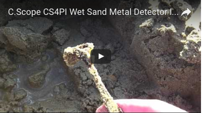 C.SCOPE CS4Pi Wet Sand Metal Detector introduction video