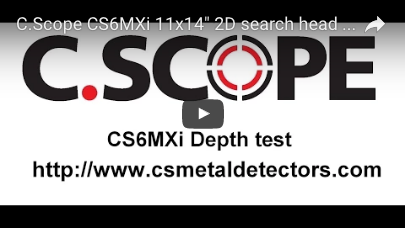 C.SCOPE CS6MXi Metal Detector 11x14